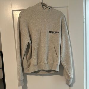 Fear of God Essentials Gray Hoodie